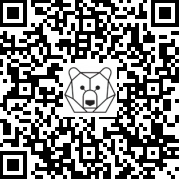 Lien QR Code SKIING BROWN LEO