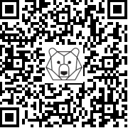 Lien QR Code SKIING WHITE LEON