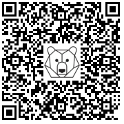 Lien QR Code Polar bear - POLAR BEAR 4 PAWS 1,80M