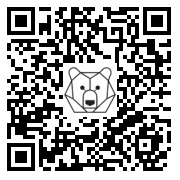 Lien QR Code Brown Bear Leo Accordion