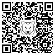 Lien QR Code Brown Bear Leo Tambourine