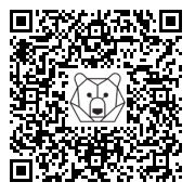 Lien QR Code ACROBATIC WHITE LEON CHRISTMAS