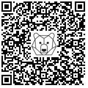 Lien QR Code Standing white deer