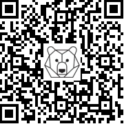 Lien QR Code STANDING RED FOX