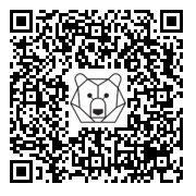 Lien QR Code Two Easter marmots