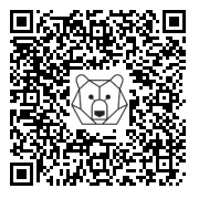 Lien QR Code Brown Leo Bear Tricycle