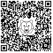 Lien QR Code Standing white fawn