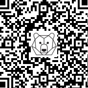 Lien QR Code Dreamy Brown Leo Bear