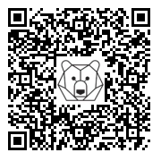 Lien QR Code WHITE LEON WITH CAKE