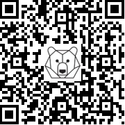 Lien QR Code WHITE LEON WITH CAKE