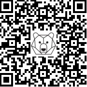 Lien QR Code SITTING POLAR BEAR