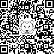 Lien QR Code LARGE POLAR BEAR