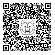 Lien QR Code Bunny -  Grey JEAN rabbit nap wheelbarrow