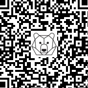 Lien QR Code SITTING POLAR BEAR 2 PAWS