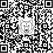 Lien QR Code SLEEPING POLAR BEAR