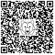 Lien QR Code Bunny Caramelou taping his foot