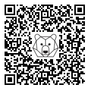 Lien QR Code STANDING RED LEON CHRISTMAS