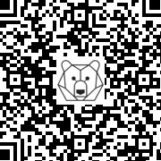 Lien QR Code STANDING RED LEON CHRISTMAS