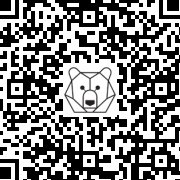 Lien QR Code YELLOW POLAR BEAR FOR PAWS