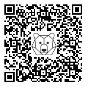 Lien QR Code Bunny - Grey bunny hidding his eyes