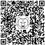 Lien QR Code STANDING WHITE TIGER