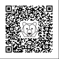 Lien QR Code Polar bear - BIG ONE POLAR BEAR 3.30 M