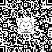 Lien QR Code Two Easter marmots