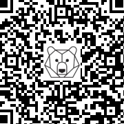 Lien QR Code STANDING WHITE TIGER