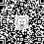 Lien QR Code SITTING WHITE FOX