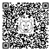 Lien QR Code White Leonardo with sledge