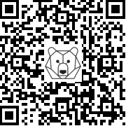 Lien QR Code STANDING BROWN LEO Valentine's Day