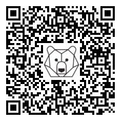 Lien QR Code Brown Bear Leo Guitar