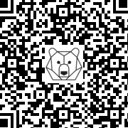 Lien QR Code Grey rabbit nap wheelbarrow