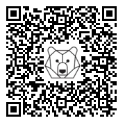 Lien QR Code Two little marmots flowers picking