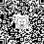 Lien QR Code Two little marmots flowers picking